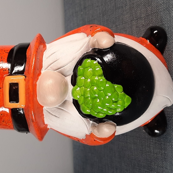 Gnome Halloween Witch Decor Figure Figurine Whimsical Party Cauldron Fun Statue - Picture 5 of 8